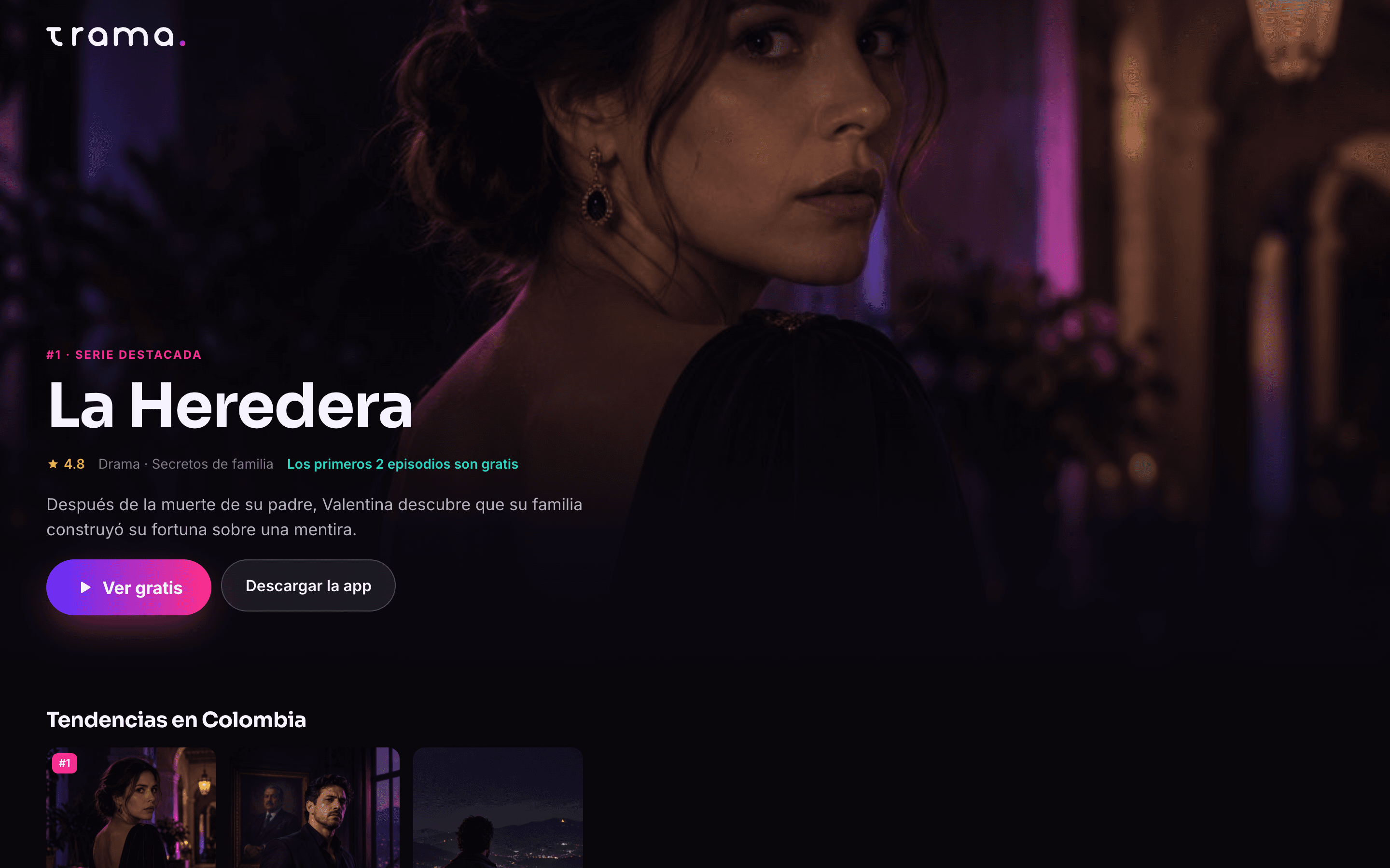 Trama · web